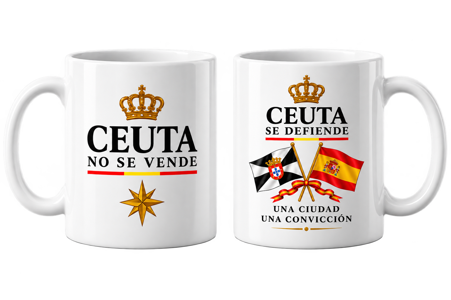 Taza "Defiende Ceuta"