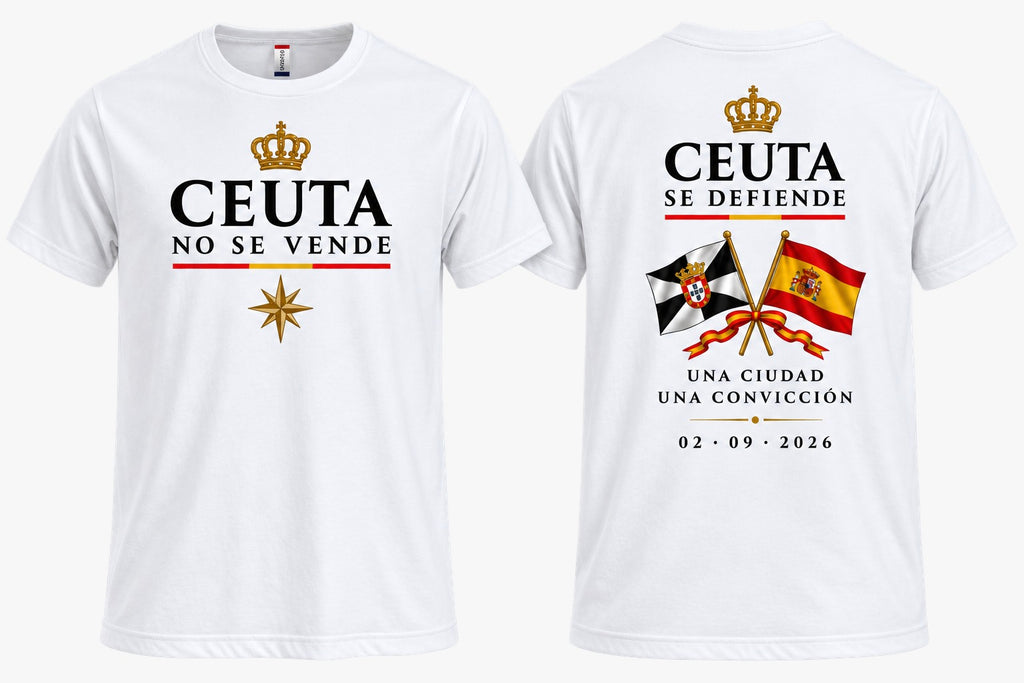 Camiseta "Ceuta Se Defiende" Blanco