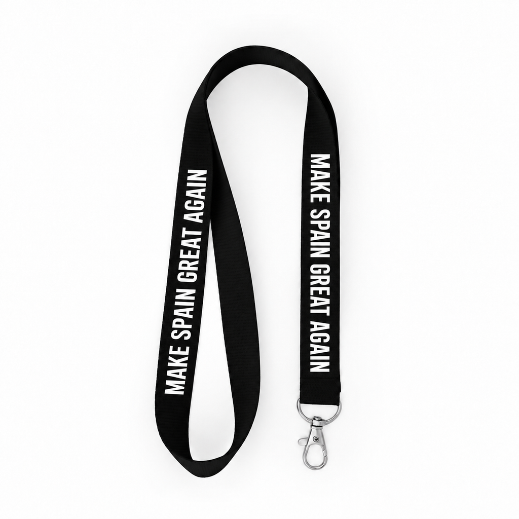 Lanyard Make Spain Great Again – regalo de bienvenida Daily Shop